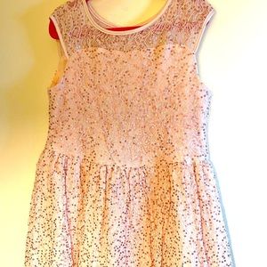 Girls fancy sequin party dress.
